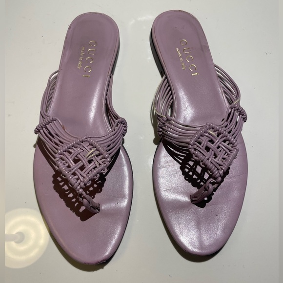 Gucci Women's Purple Sandals - Picture 1 of 13
